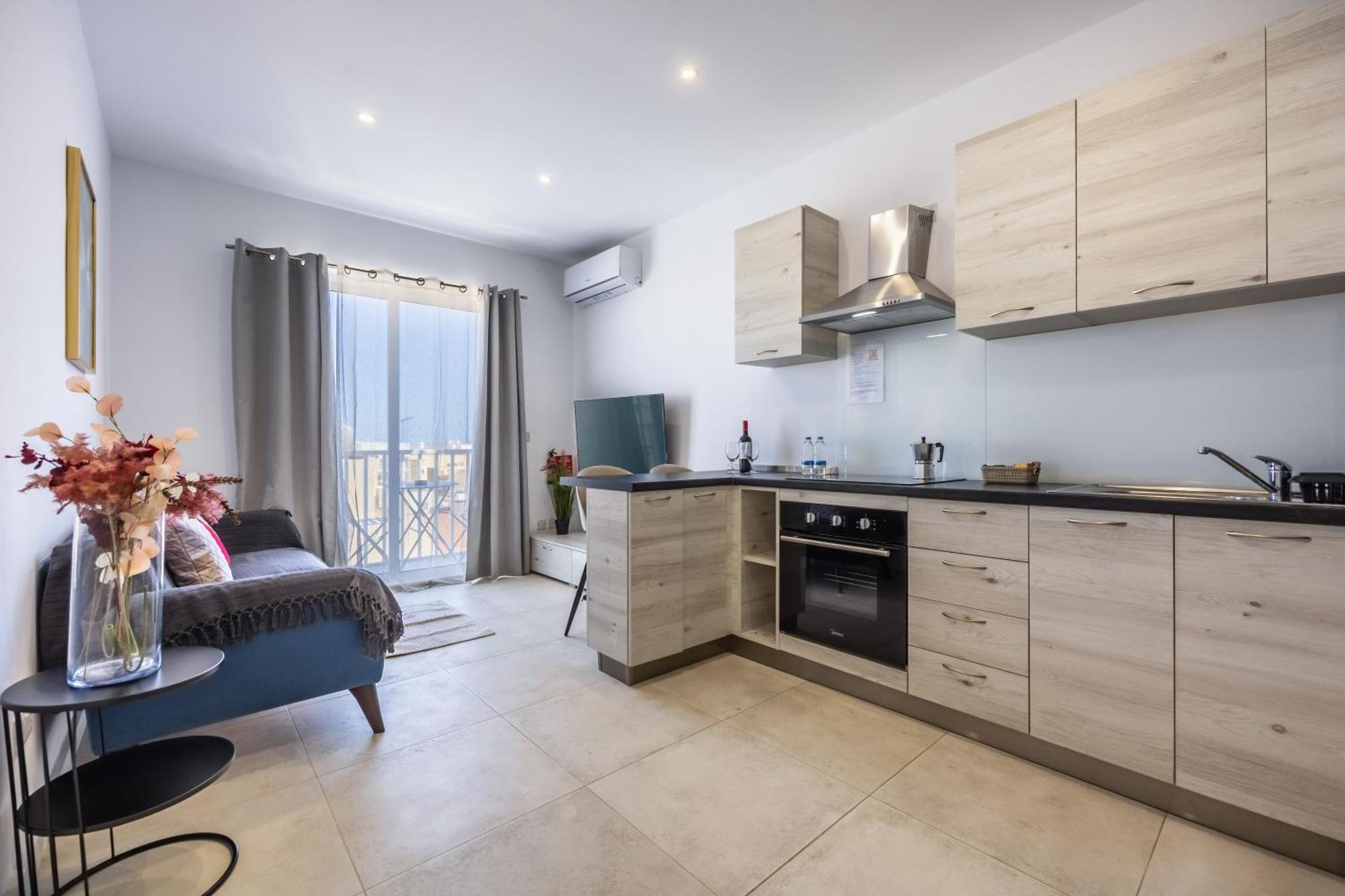 Ta Cetta Apartment 5 Min Walk From St Julians San Gwann Bagian luar foto